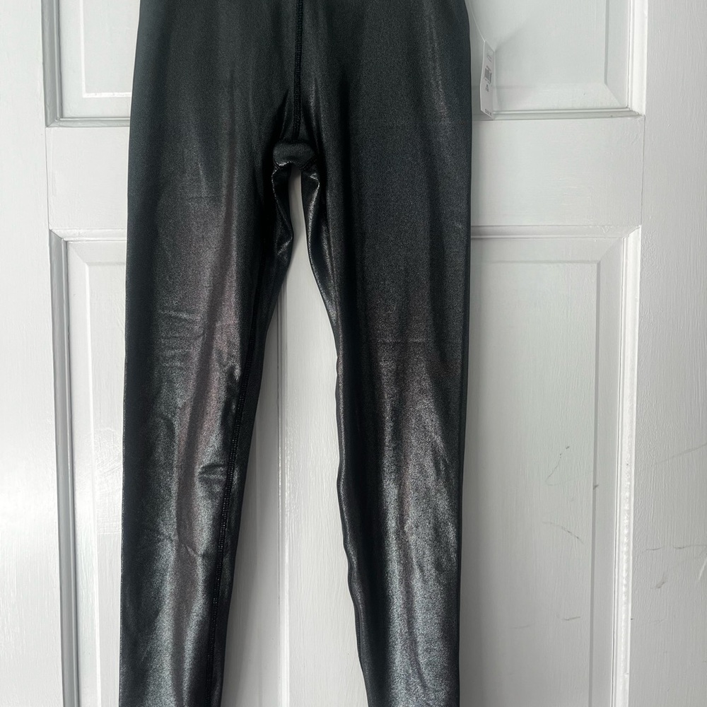 GAP Kids Metallic Black Leggings